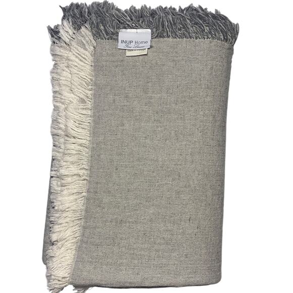 Inup Home Luxury Bedding Gray Throw Approximately 56"x72" - Picture 1 of 5